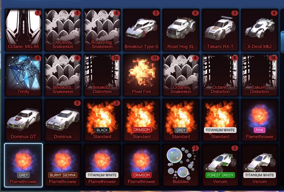 RL843 //LUXURY ACC Titanium White Octane, Fennec, 65+ Cars, 300+ Exotic Drops, Massive Painted Collection