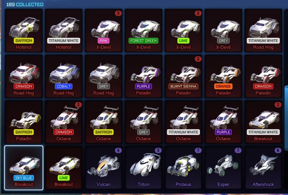 RL843 //LUXURY ACC Titanium White Octane, Fennec, 65+ Cars, 300+ Exotic Drops, Massive Painted Collection