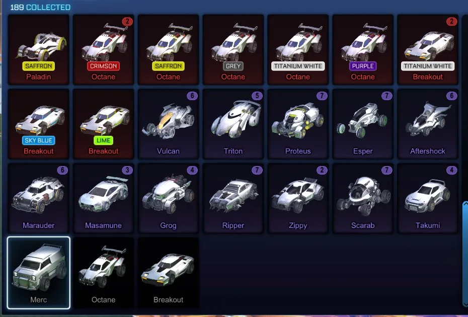 RL843 //LUXURY ACC Titanium White Octane, Fennec, 65+ Cars, 300+ Exotic Drops, Massive Painted Collection
