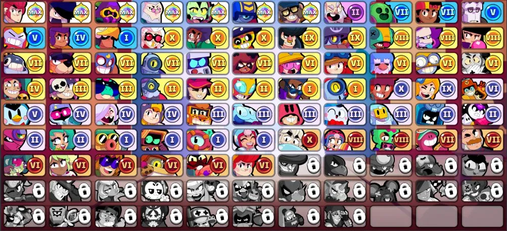 BS1561 //92 Skins, 3 Hypercharge, Ollie Favorite, PSG Shelly, Rare Cosmetics, 31400 Trophies