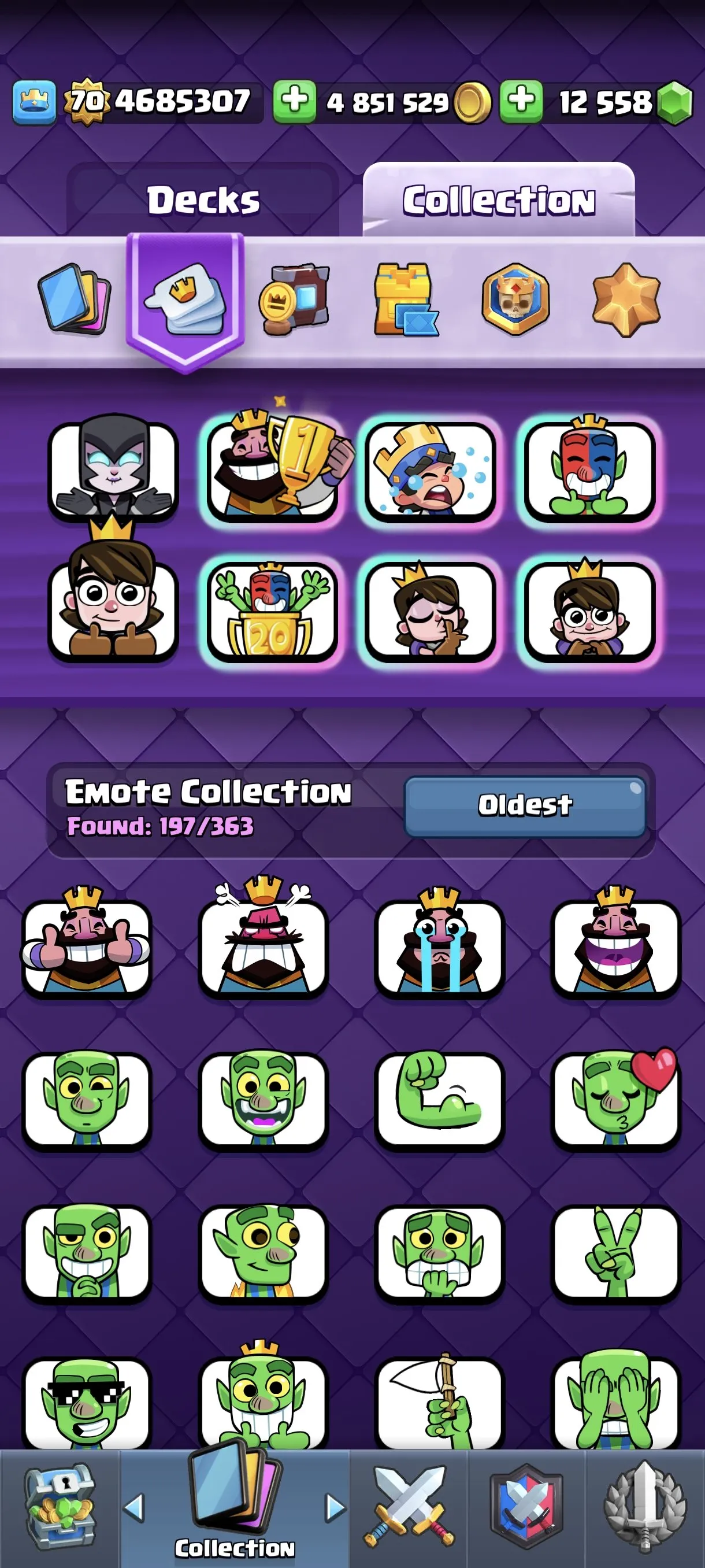 CR423 //Max Level Cards, Major Achievements, Exclusive Emotes, Evolution Ready