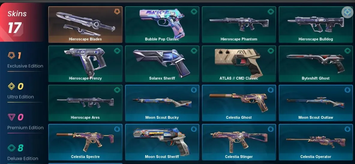 V66 //17 Skins - Hieroscape Blades - Bubble Pop Classic - Hieroscape Phantom - Hieroscape Bulldog - Hieroscape Frenzy