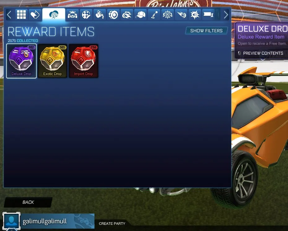 RL845 //LIMITED EDITION (G) 2171 Chests — Deluxe Drop, Exotic Drop, Import Drop