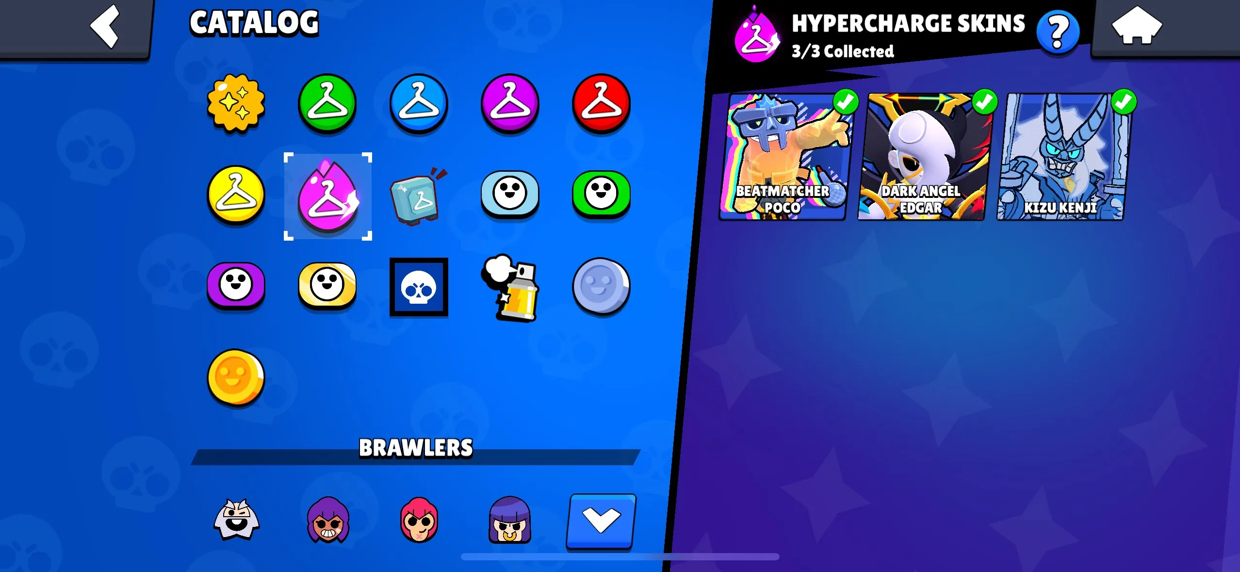 BS1544 //Legendary, Mythic & Epic Skins | 71 Brawlers | 31,848 Trophies | Top Progress