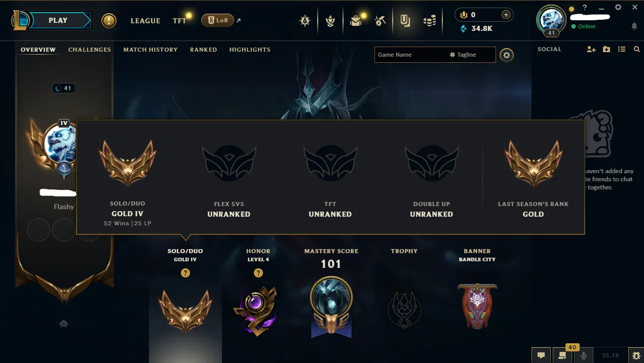 【 EUNE 】∙ Gold IV ♦️ 56% WR ♦️ 34K BE ♦️ 2 Skins ☑️Unverified Email☑️Full Access🚚 Instant Delivery