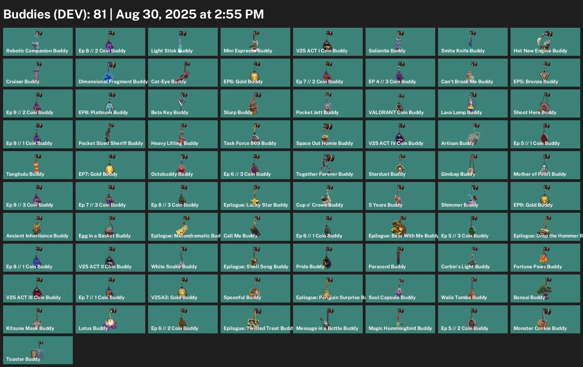 V23 //Wrath of the Earth, Herald Chaos Vandal, New Frontier Sheriff, 24 Skins, 22