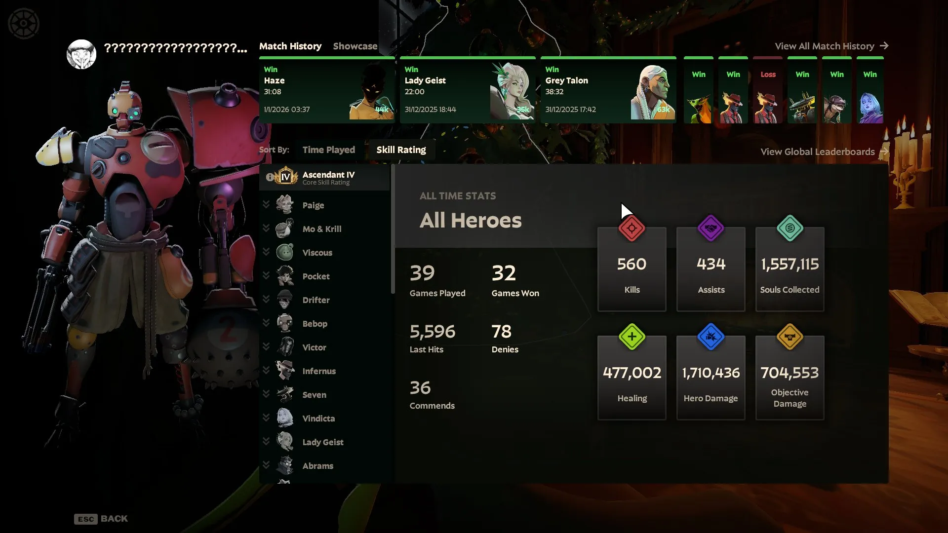 ✧・゚:*✧ 15% OFF ✧・゚:*✧ On huge sale Deadlock Accounts - Ascendant 4, Full Data Change, New Year Challenge Complete(#E61136330f) ✧・゚:*✧