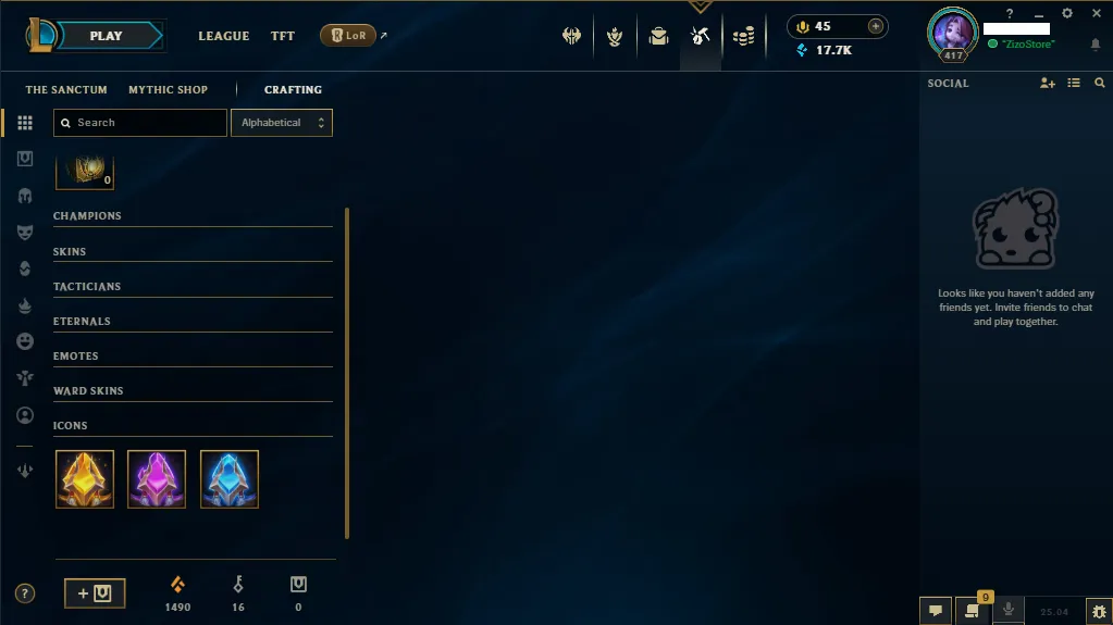 🏆 Eune New Season⌛ Silver 4 🚀 Hand Made  💯  level 417 ⌛ 167 Champ 💯 292 SKIN  ❤️ Recovery Info ✅ 17 K+ Blue Essence🔥 1k+ Orange essence🔥45RP 🔥