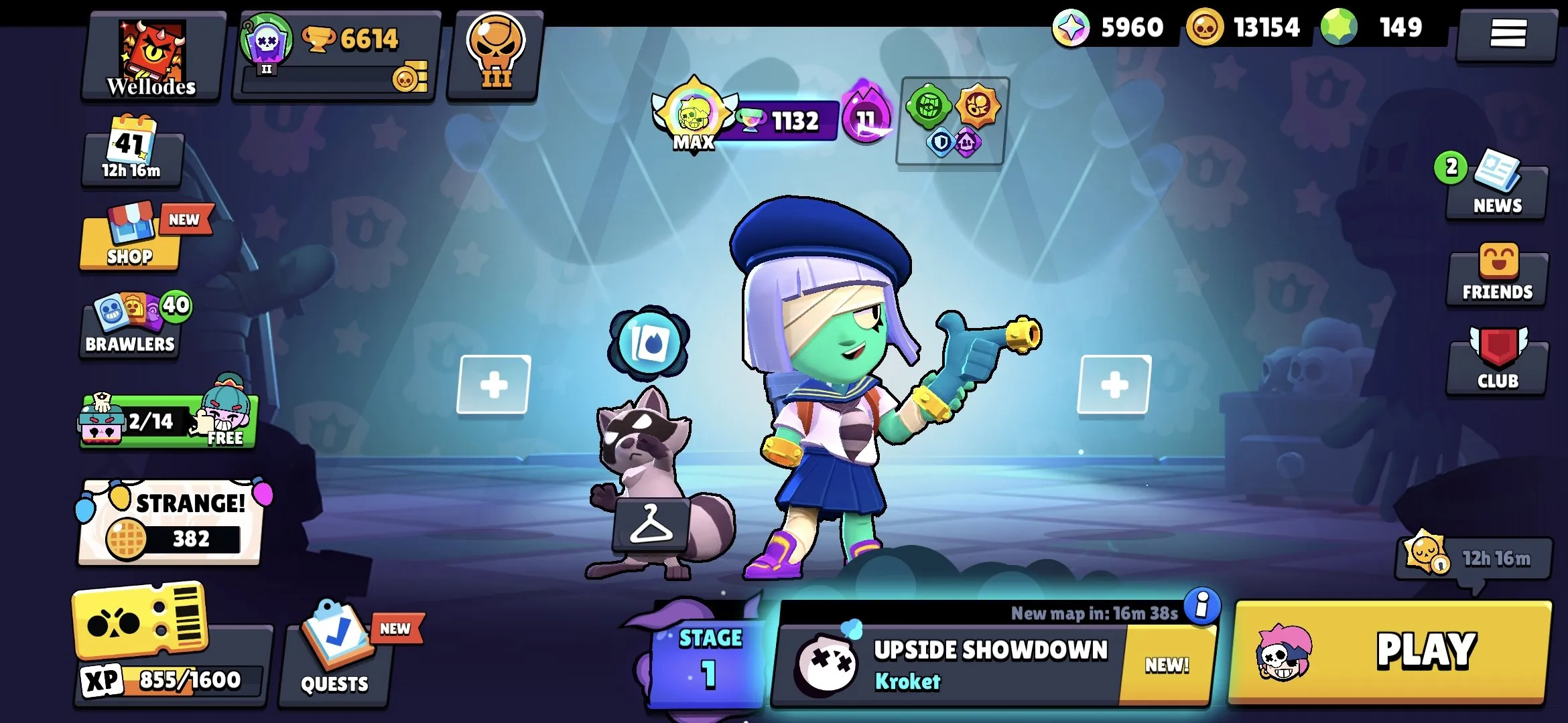 BS1649 //High Prestige 6.7k Trophies Account with Legendary, Mythic, Epic, Super Rare and Hypercharge Skins