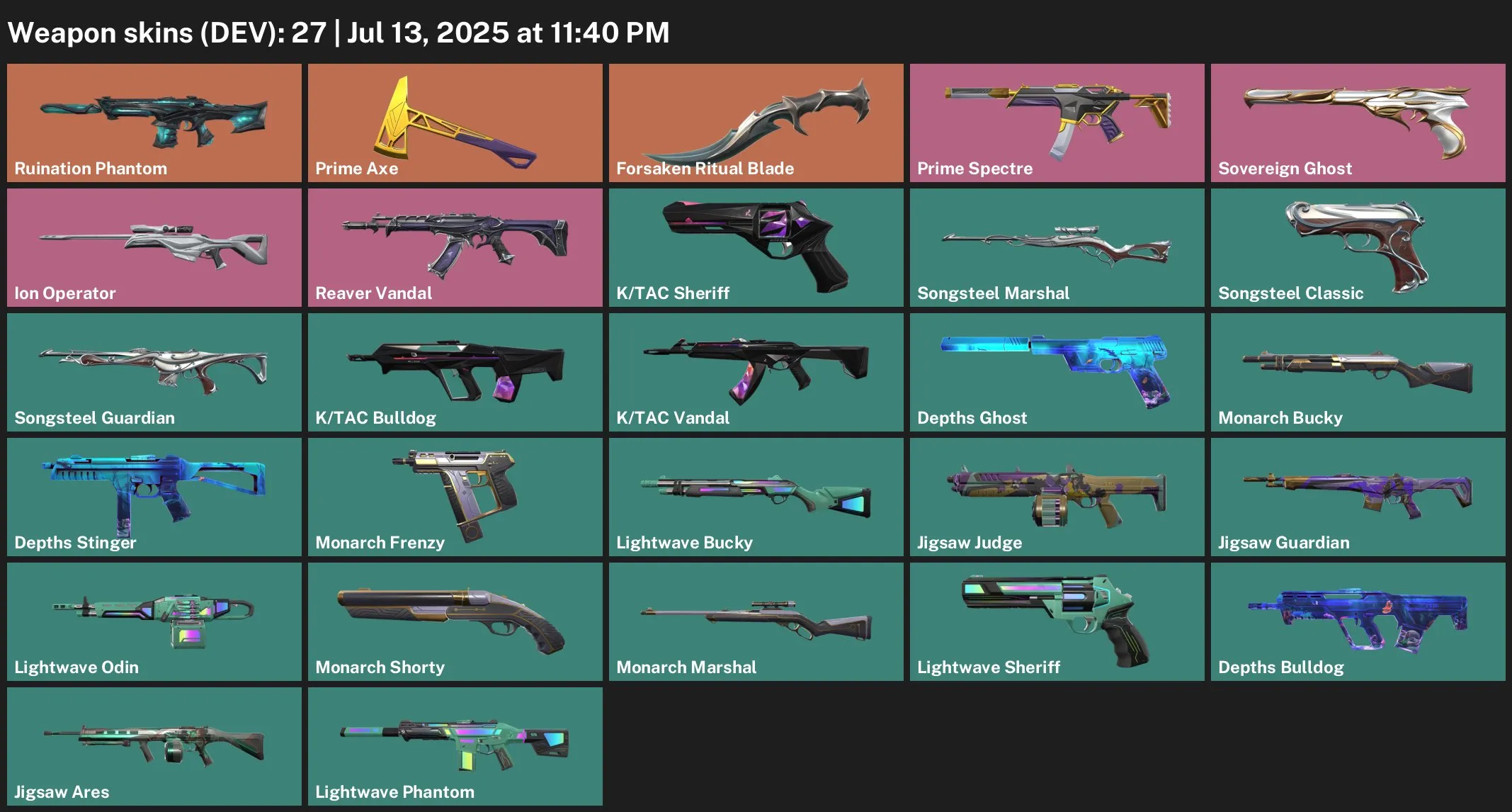 V53 //27 Skins, 14 Agents, 2 Knives (Prime Axe, Forsaken Ritual Blade), Doom Phantom, Jeno Vandal, Ion Operator, Level 64