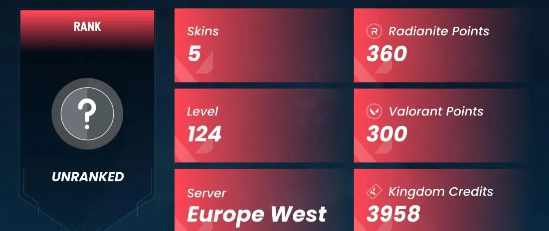 V70 //5 Skins - 300 VP - 23 Agents - Sentinels of Light Vandal - Digihex Ghost - Hush Ghost - 9 Lives Classic - Vendetta Ghost