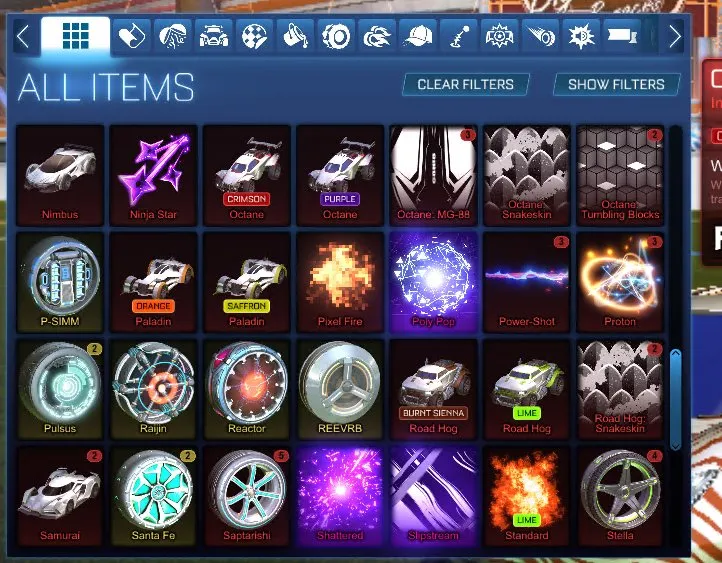 RL838 //ACC with Imperator DT5, Endo, Chameleon, Ninja Star, Octane MG-88, 90 Exotic Drops, Painted/Black Market