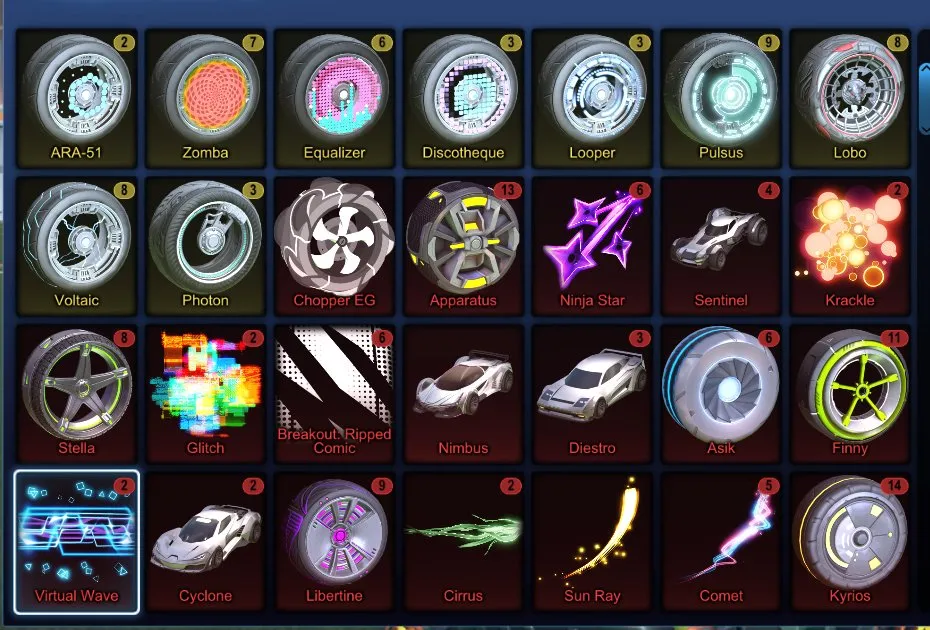 RL846 //Dominus, Endo, 400+ Black Market/Exotic/Import Items, Painted Cars and Decals