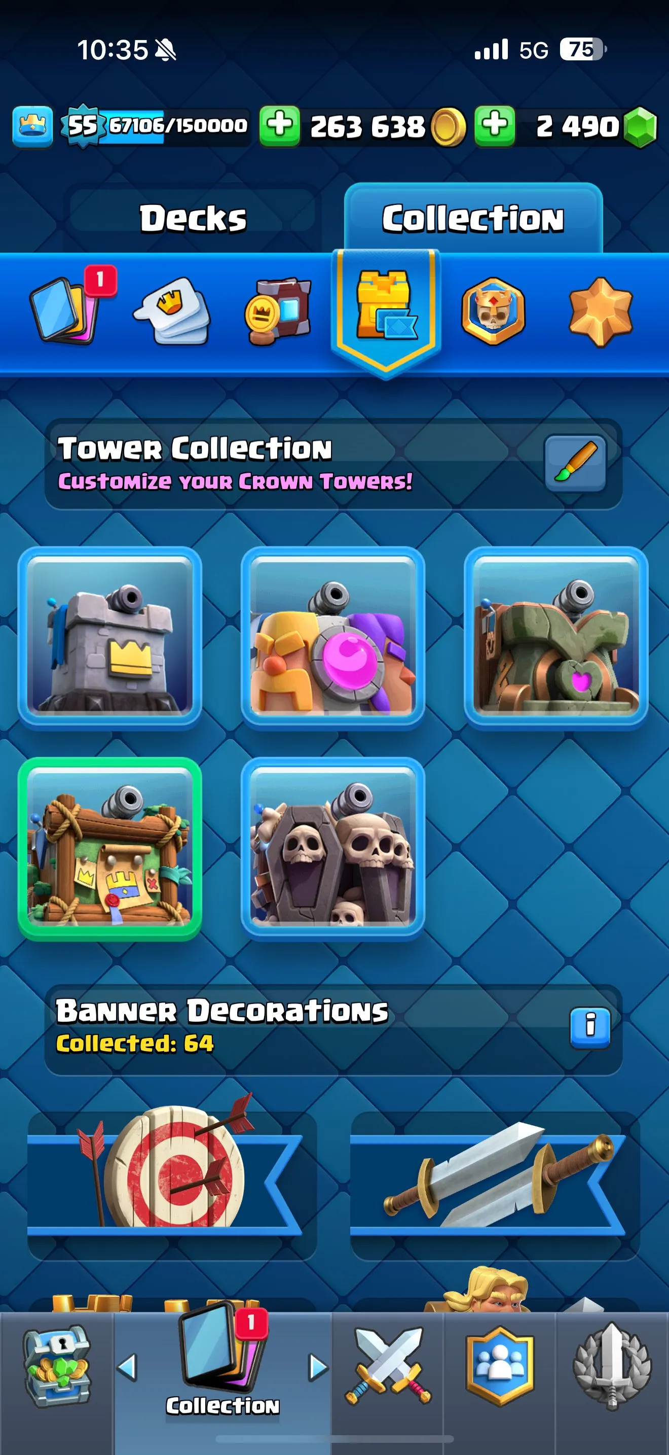 CR482 //LV55 10000 Trophies | Graveyard Deck | 12 Evolution Cards | 6 Shard Evo | 10 Level 15 Cards | 14 Level 14 Cards | Name Change Available