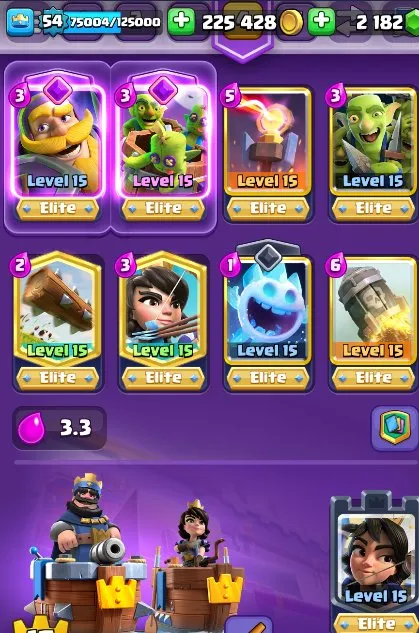 CR478 //13500 Trophies | 7×Level 15 Elite | 13 Evolutions | 73 Emotes | 2000 Gems | 3 Tower Skins | 6 Years Played