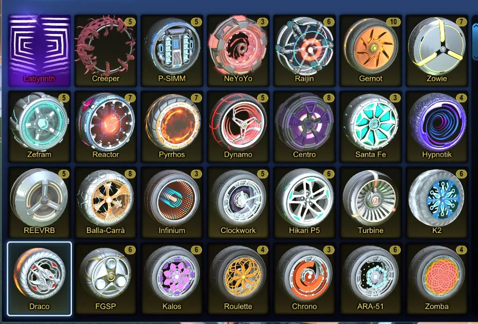 RL836 //Fennec, 400+ Black Markets, Exotics & Imports, Titanium White, Sky Blue, Pink & Forest Green Octane, Draco, Zomba, Hellfire, Mainframe, Dueling Dragons