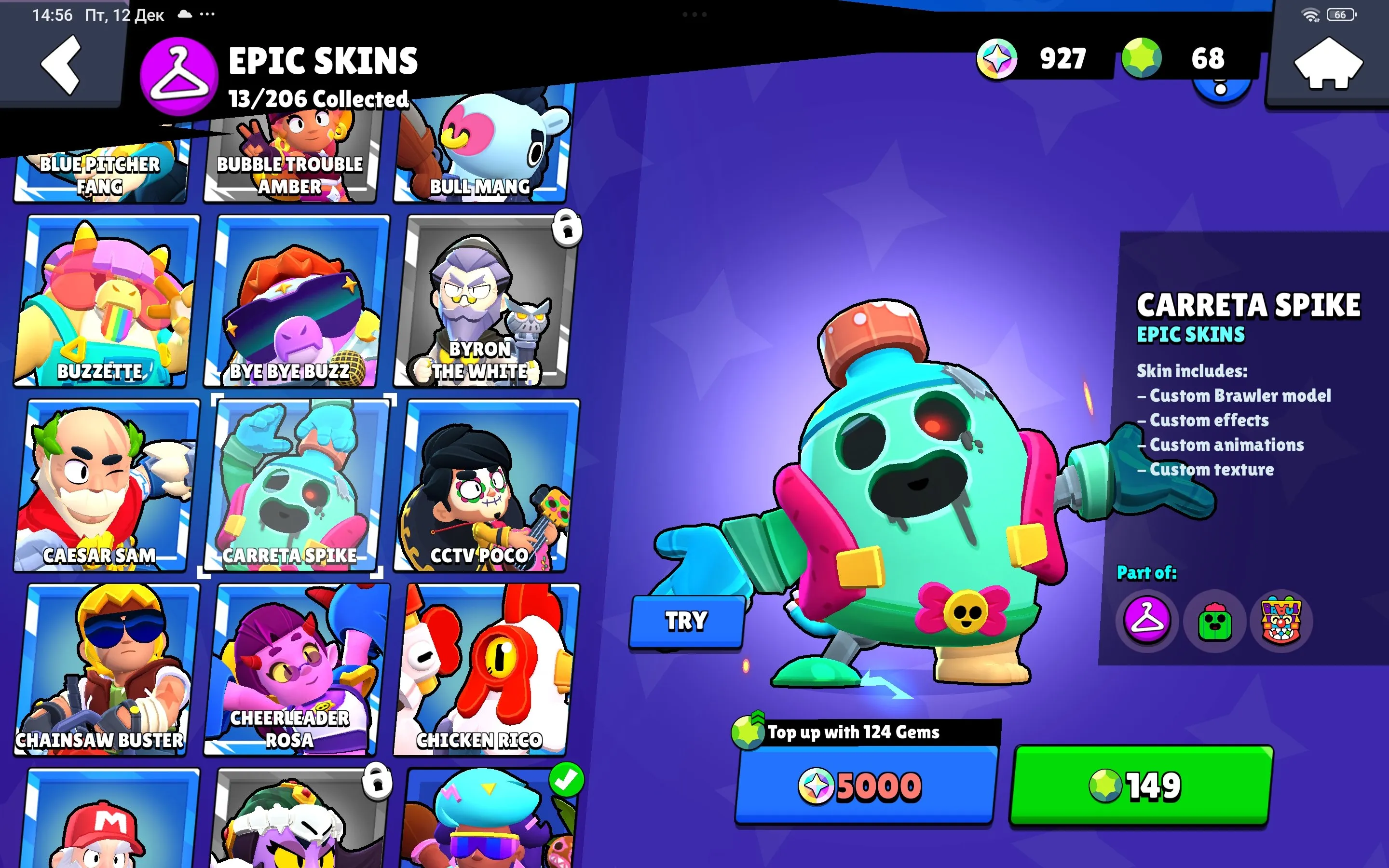 BS1764 //Squad Buster Shelly, True Silver Spike, True Gold Doug, Carreta Spike, D4R‑RY1, Galactic Gale, Firecracker Wizard Mike, First Mate Fang, Fruit Samurai Kenji