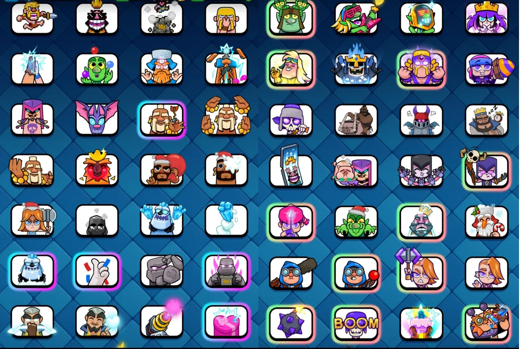 CR431 //77 Max Cards, 19 Evolutions, 21 Legendary, 202 Emotes, 34 Tower Skins, Exclusive Emotes