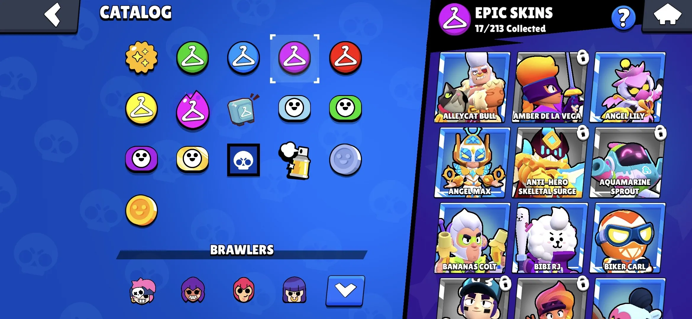 BS1649 //High Prestige 6.7k Trophies Account with Legendary, Mythic, Epic, Super Rare and Hypercharge Skins