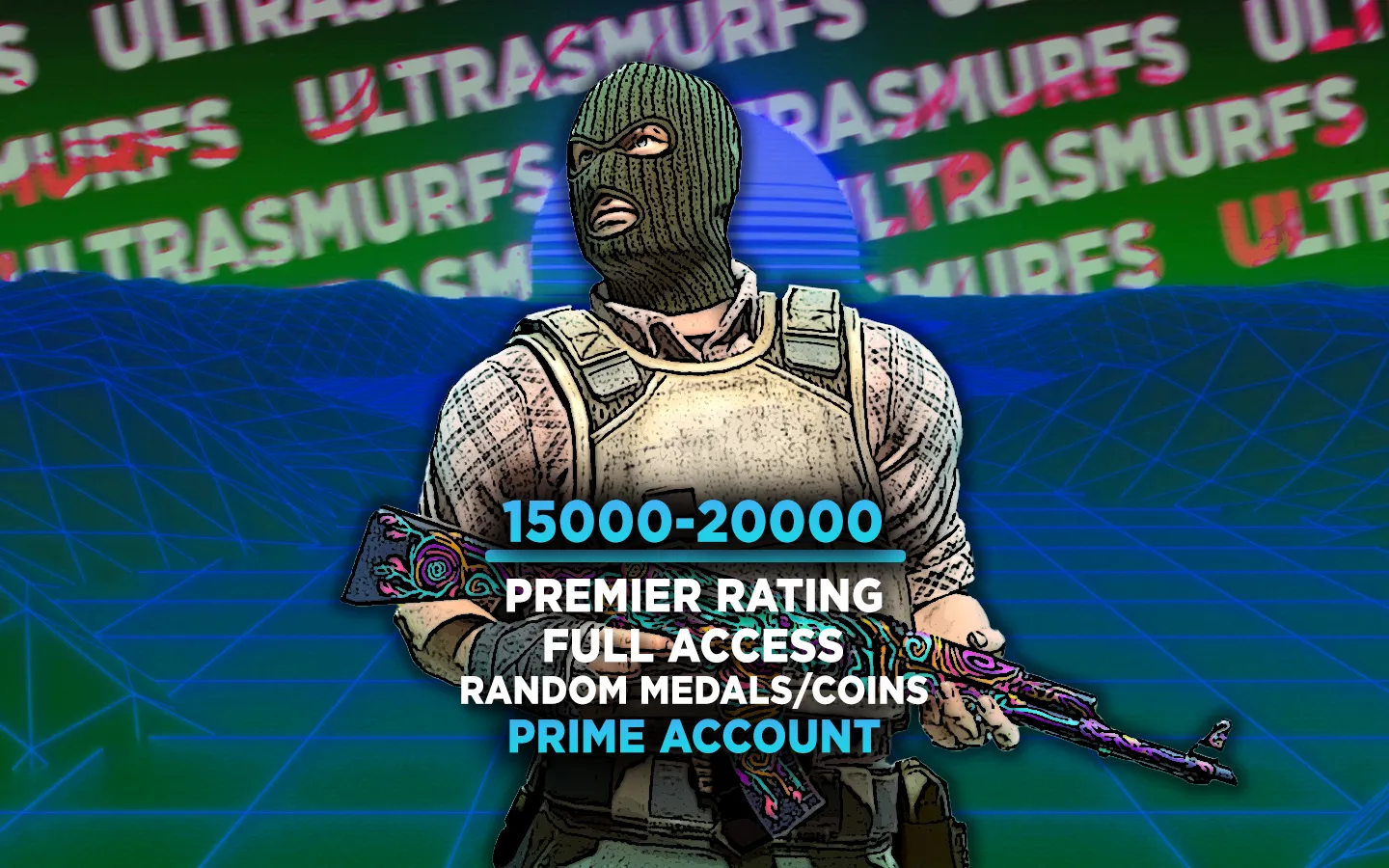 【CS2】Premier Account / 15000-20000 Premier Rating Original Email