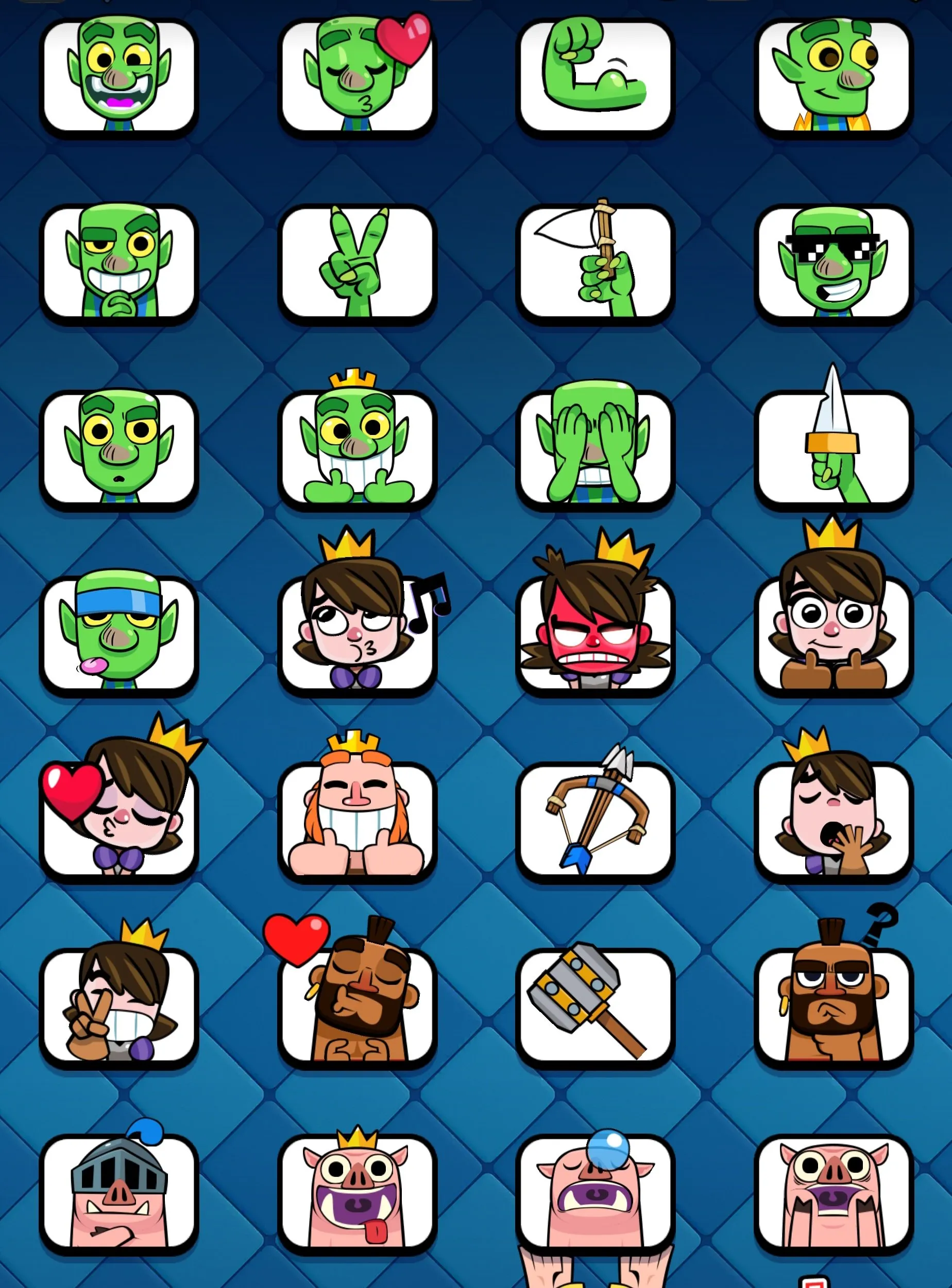 CR470 //RECONNECTING 9 Card Lv15, 31 Card Lv14, 130+ Emotes, 10 Tower Skins, Exclusive Royal Girdle Emote, Collectible Emotes, Rare Emotes
