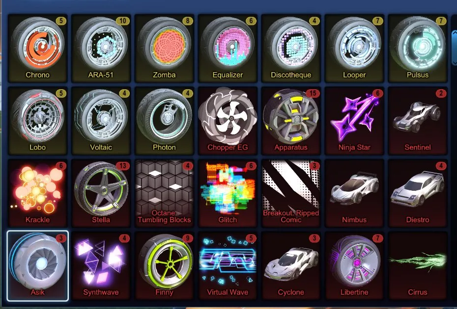 RL834 //Endo, Dominus, 40+ Black Market Items, 50+ Cars