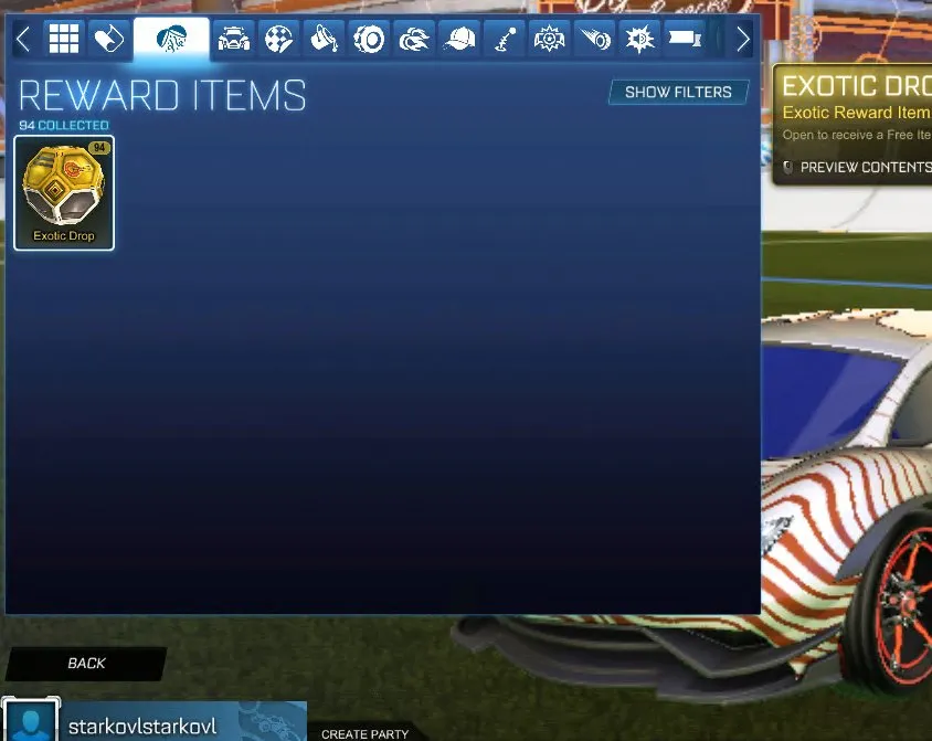 RL838 //ACC with Imperator DT5, Endo, Chameleon, Ninja Star, Octane MG-88, 90 Exotic Drops, Painted/Black Market