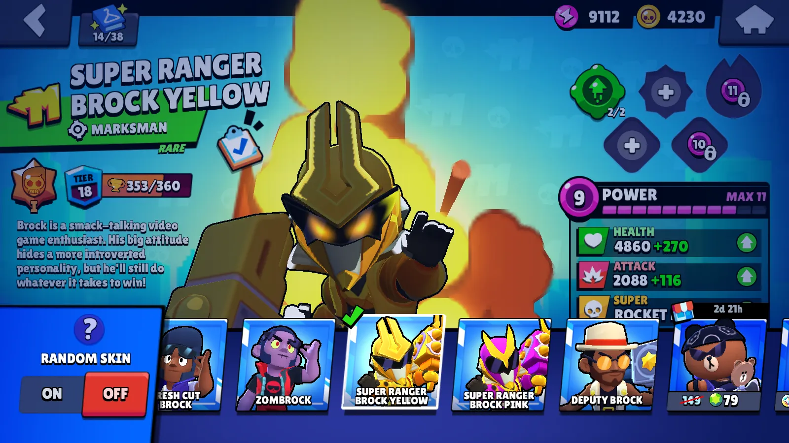 🏆10.743 TROPHY 🏆46 BRAWLERS 💫 39 SKINS 🔥 INSTANT DELIVERY 🚚 SEE SCREENSHOTS 💥