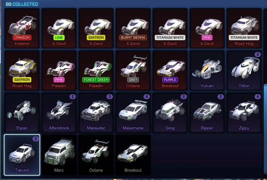 RL846 //Dominus, Endo, 400+ Black Market/Exotic/Import Items, Painted Cars and Decals