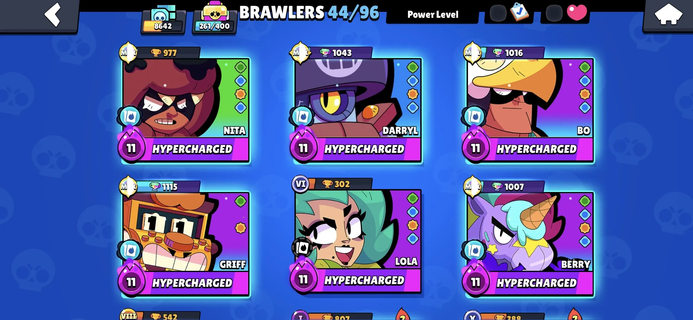 BS1652 //Maleficent Colette | Antivirus 8-Bit | Legendary Antivirus 8-Bit Skin | 8659 Trophies | 44 Brawlers