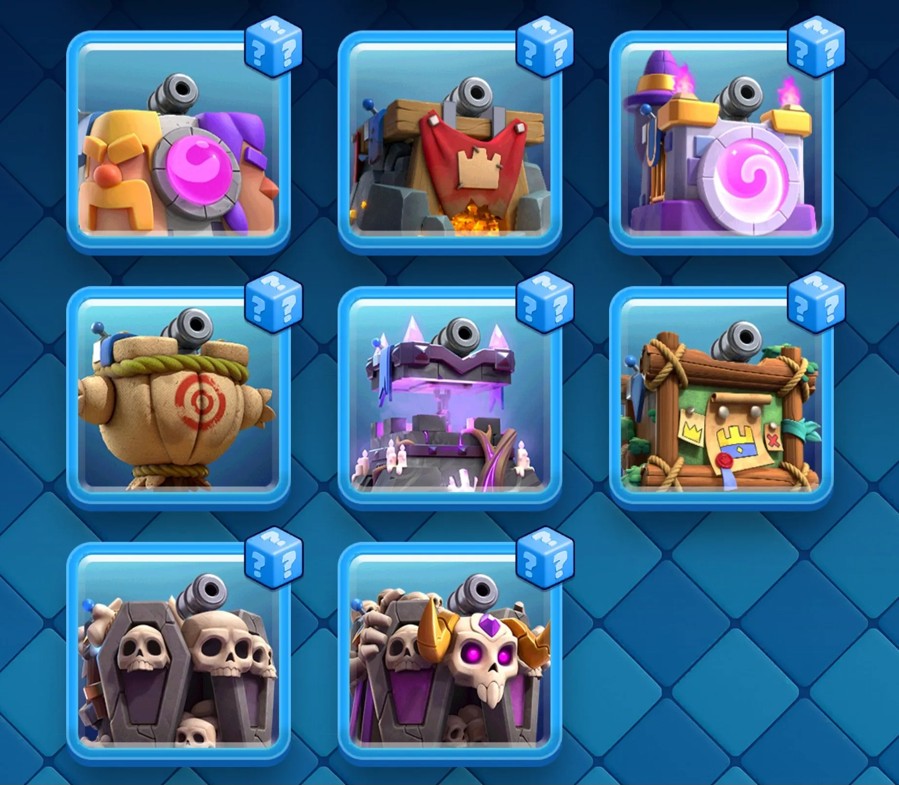 CR431 //77 Max Cards, 19 Evolutions, 21 Legendary, 202 Emotes, 34 Tower Skins, Exclusive Emotes