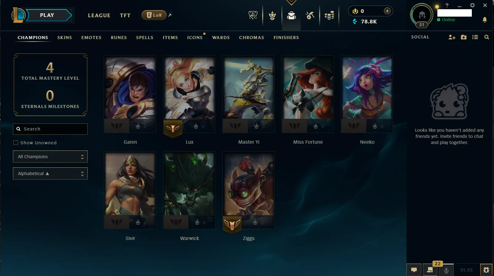 🌎EUW🏆Ranked Ready⭐W10-0L❄️+78K 🔥10 Skins in loot🏆8 Champions 🚀instant delivery✅️