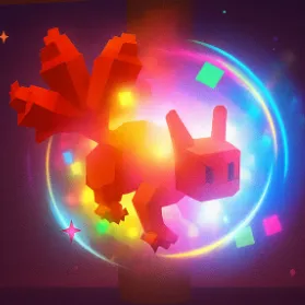 Rainbow Kitsune Pet 🌈🦊