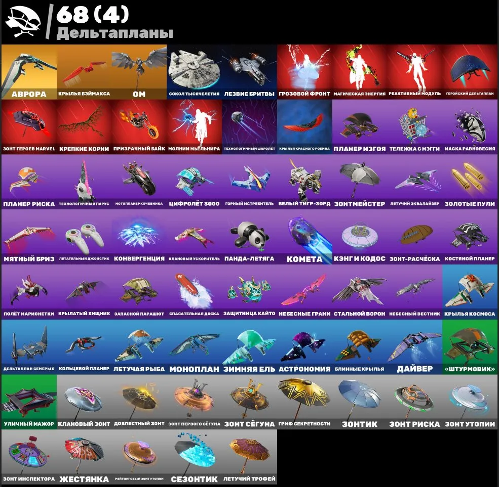 F1006 Candy Axe, John Wick, Trump Card, Balenciaga, 119 Skins 