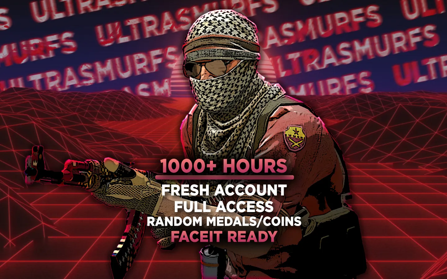 【CS2】1000+ Hours / Original Email / No Prime