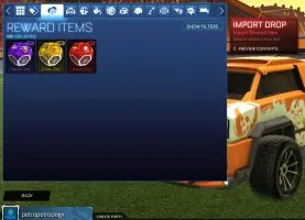 STOCK743 //Painted Import Drop Car With 3 Reward Items (K)