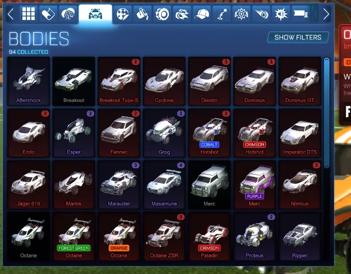 STOCK870 //Fennec 30+ Cars 40+ Boosts Takumi Octane Breakout X Devil GT Dominius Heatseeker (K)