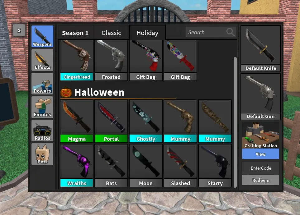 RBL2730 //MM2 Big Donation 19474 R$ - Brookhaven RP 2149 R$ - Elite, Radio, Magma, Portal, Ghostly, Mummy (K)