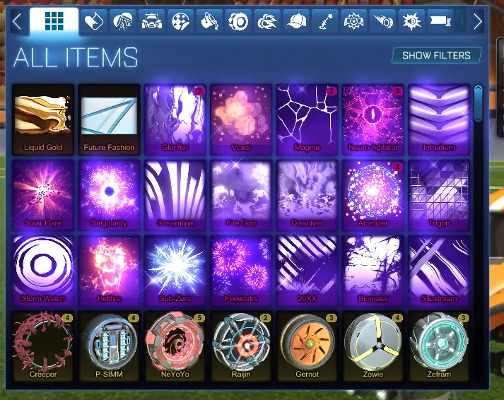STOCK901 // Fennec Endo TW Standard Boost 20+ Black Market Decals Katana Roulette Chrono AR1 Zomba (K)
