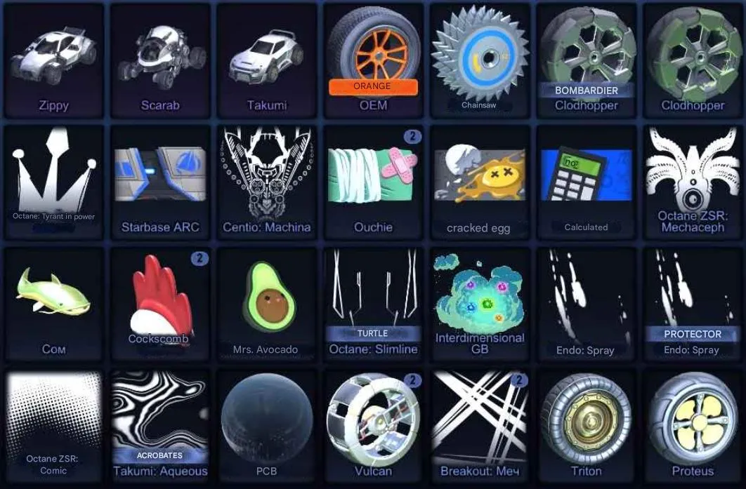 RL998 //Titanium White Phoenix Cannon, Hellfire, Fennec, Black Markets, Painted Trails and Wheels (K)