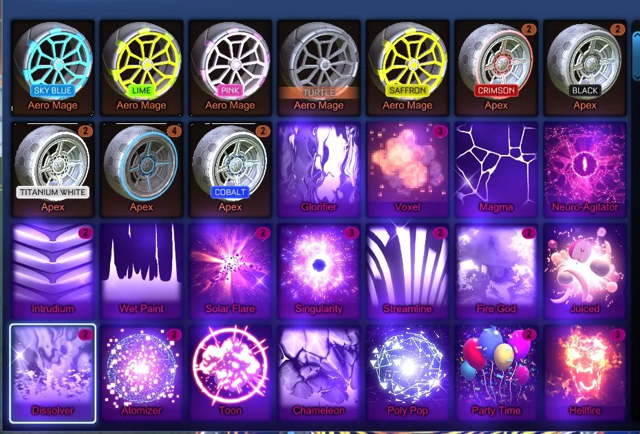 STOCK633 //Titanium White Octane, Fennec, Black & Titanium White Tactical Nuke, Titanium White Apex, 130+ Exotic Drops (K)