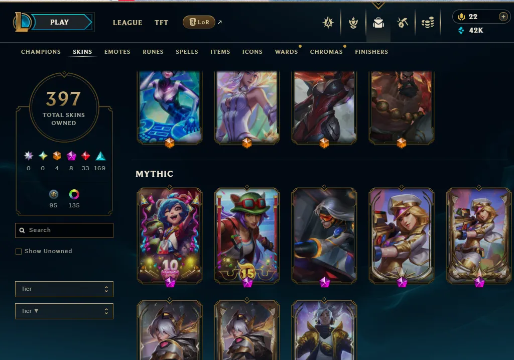 👑(EUW) DIAMOND IV (LAST SS, SUPER HIGH ELO) 🚀397 SKIN