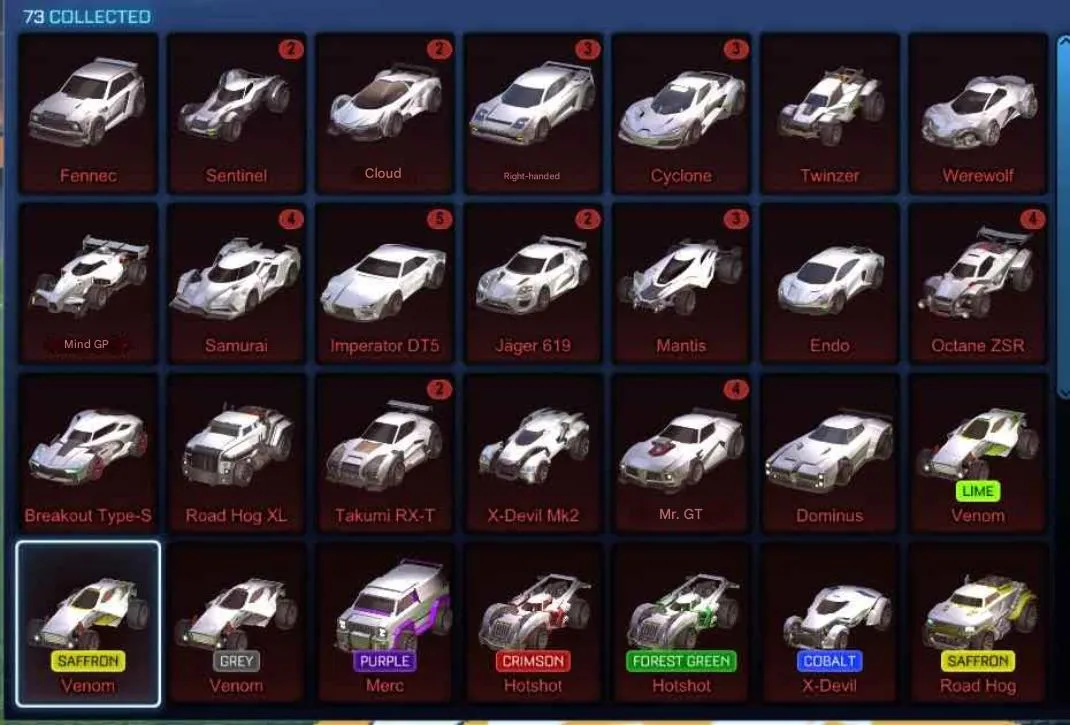 STOCK816 //Fennec, Werewolf, Cyclone, Twinzer, Octane ZSR, Dominus, 25 Black Markets, Painted Venom (K)
