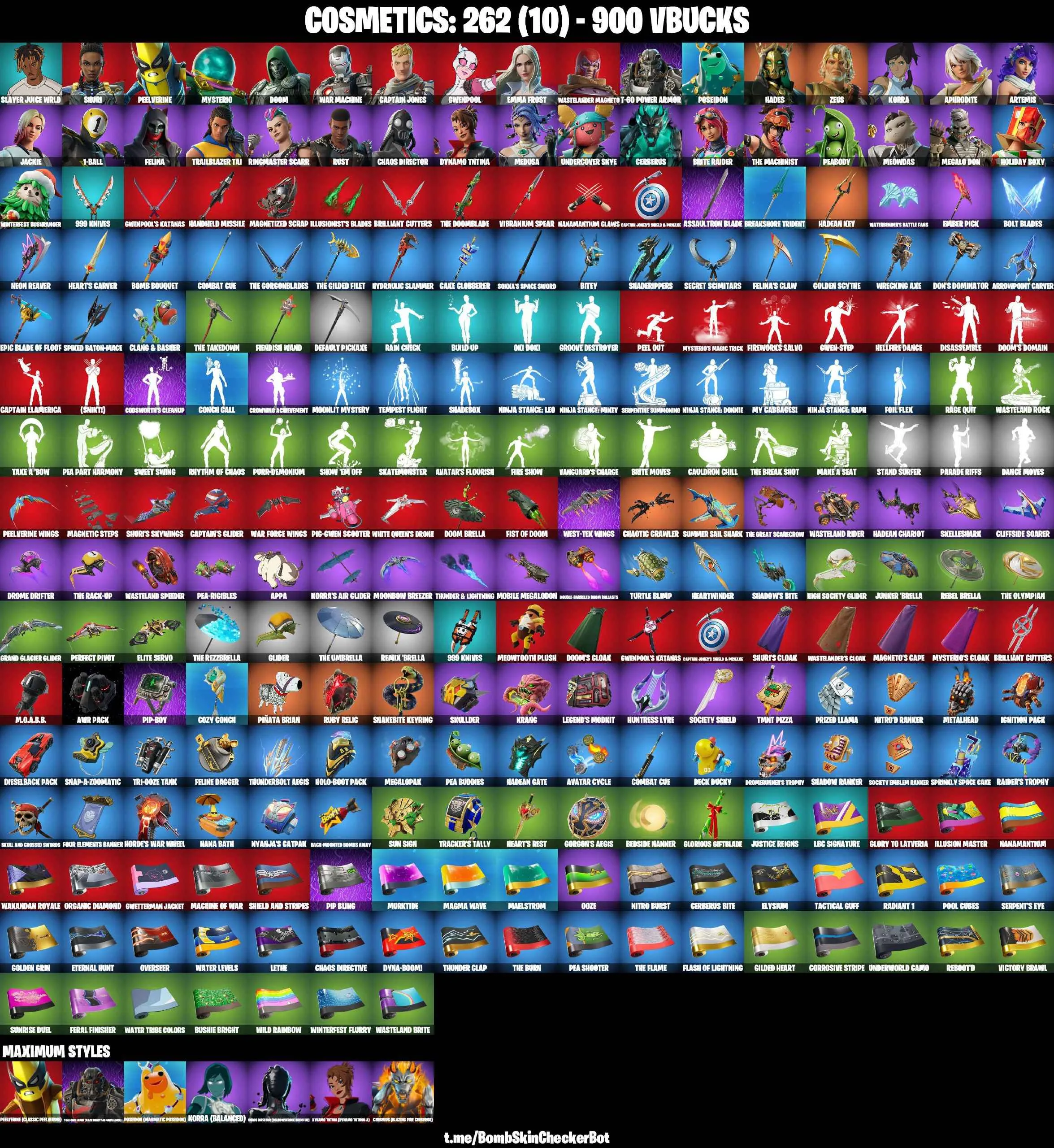 ❤️35 SKINS❤️ARTEMIS❤️MEDUSA❤️CRITE RAIDER❤️APHRODITE❤️ZEUS❤️HADES❤️PEELVERINE(MAX)❤️CAN PLAY ON PSN❤️XBOX❤️PC❤️NINTENDO❤️MOBILE❤️900 VBUCKS❤️FULL EMAIL ACCESS❤️