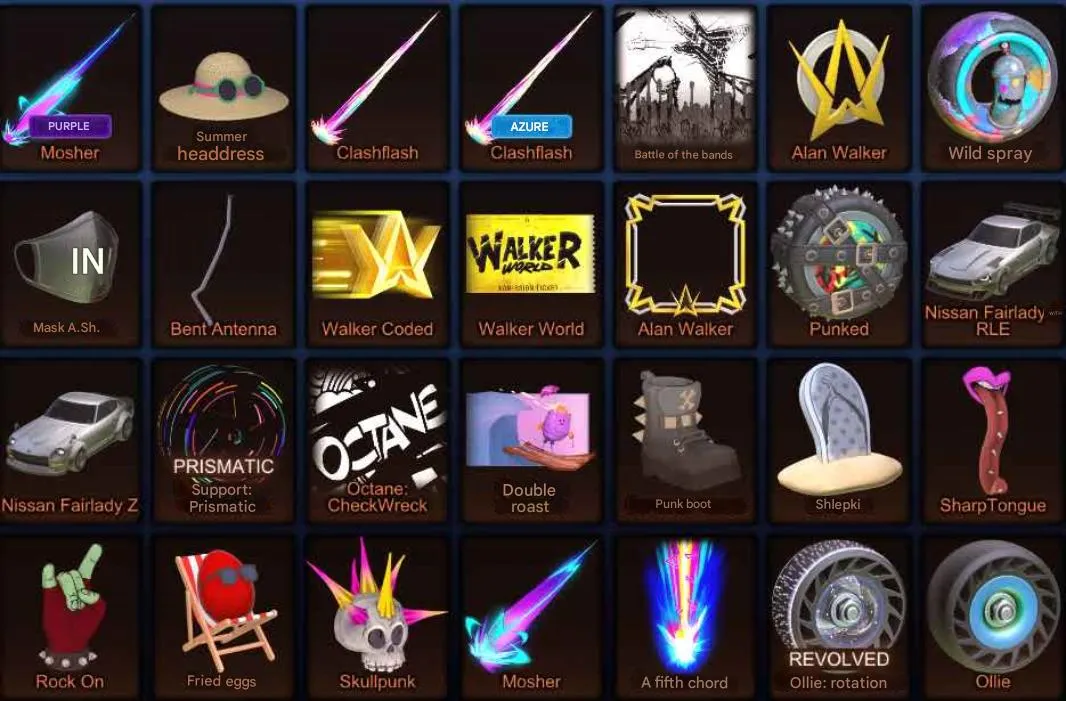 RL993 //Twinzer, Nissan Fairlady Z, 800 Credits, Liquid Gold, Alan Walker, Mosher, Clashflash, Loans, Level 73 (K)