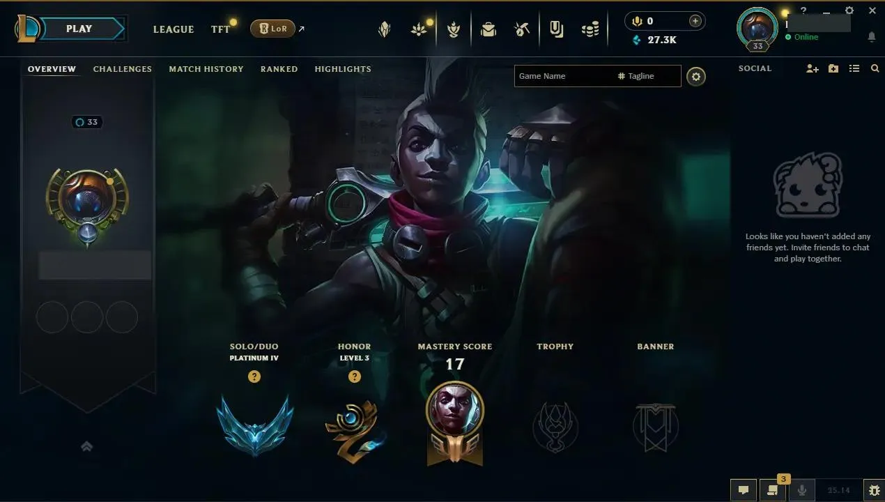 🌍 EUW 🛡️ Handlevel ❤️‍🔥 WR:68% ⸱ [19W-9L] 🔥+38LP Gains ✨ Platinum IV (18 LP) ♾️ Lifetime Ownership 📧 Full Email Access 👑 High Quality Riot Account #URSA