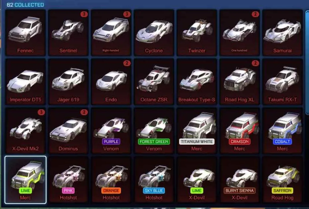 STOCK806 //Stacked Account with Fennec, 35+ Cars and 30 Black Markets (K)