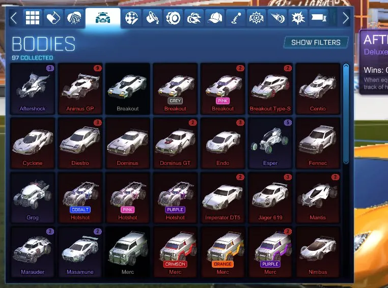 STOCK686 //Fennec, Black Standard Boost, 150+ Drops, Massive Mystery Goal Explosion Collection (K)