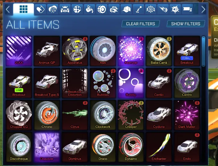 STOCK924 //Dominus Road Hog 30+ Cars 150+ Wheels Boosts Imports Exotics Titanium White Octane Sky Blue (K)