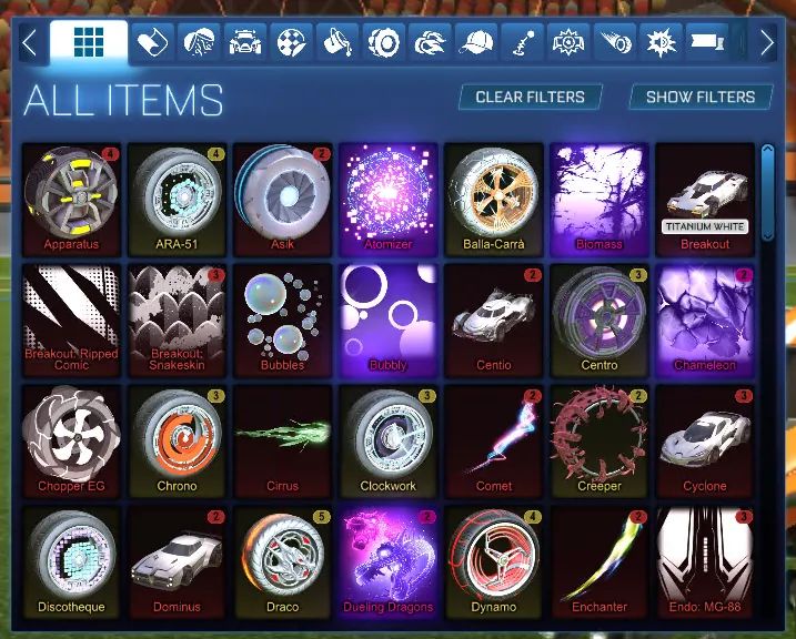 STOCK944 //Fennec Dominus Titanium White Breakout 200+ BM Exotic Import Bodies (K)